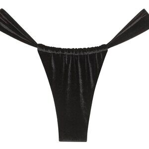 Montce black velvet Sandra Bikini Bottom size M